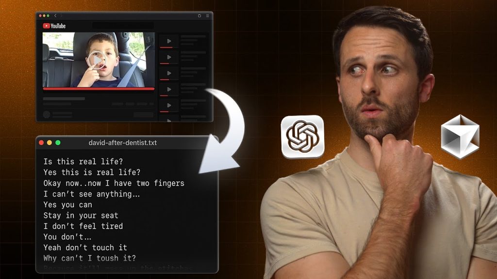 Watch me try to build a YouTube transcript downloader in 7 minutes