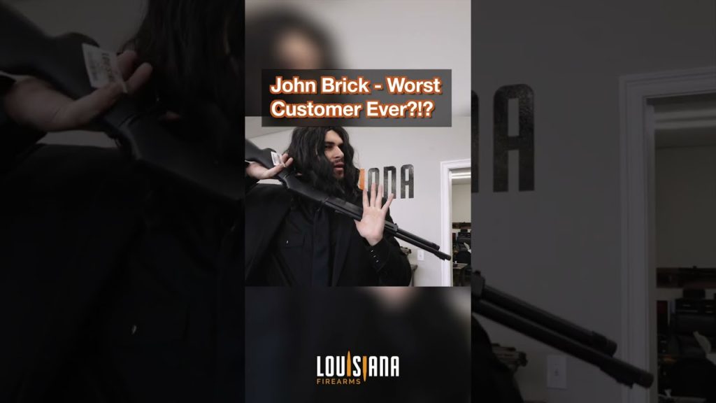 John Brick visited the store for his next mission. Is he our WORST CUSTOMER EVER?